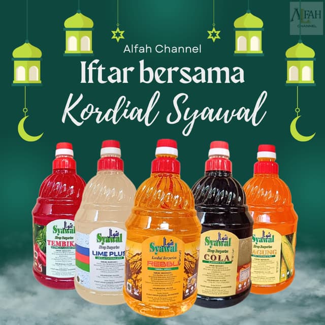KORDIAL SYAWAL RAYA BERPERISA 31 JENIS
